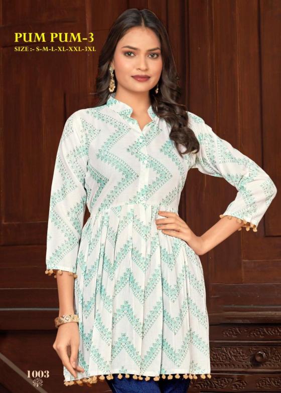 SANGEET-PUMPUM-3-HEAVY-RAYON-FABRIC-WITH-PUMPUM-AND-KNOT-SWEET-KURTI-CATALOGUE-3