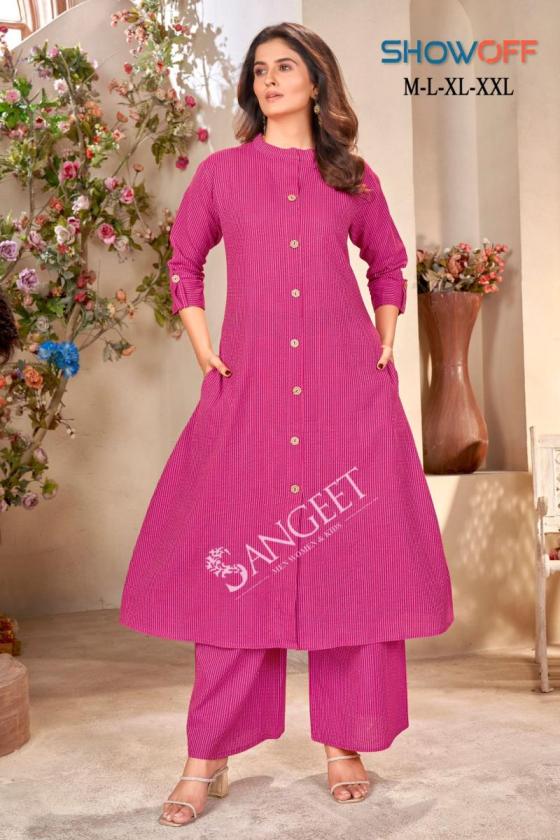 SANGEET-SHOW-OFF-KATHA-COTTON-AND-PLAZZO-BAUTIFUL-TRENDY-KURTI-PLAZZO-CATALOGUE-8