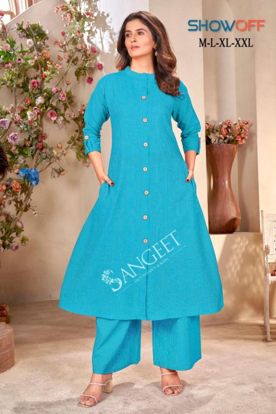 SANGEET-SHOW-OFF-KATHA-COTTON-AND-PLAZZO-BAUTIFUL-TRENDY-KURTI-PLAZZO-CATALOGUE-9