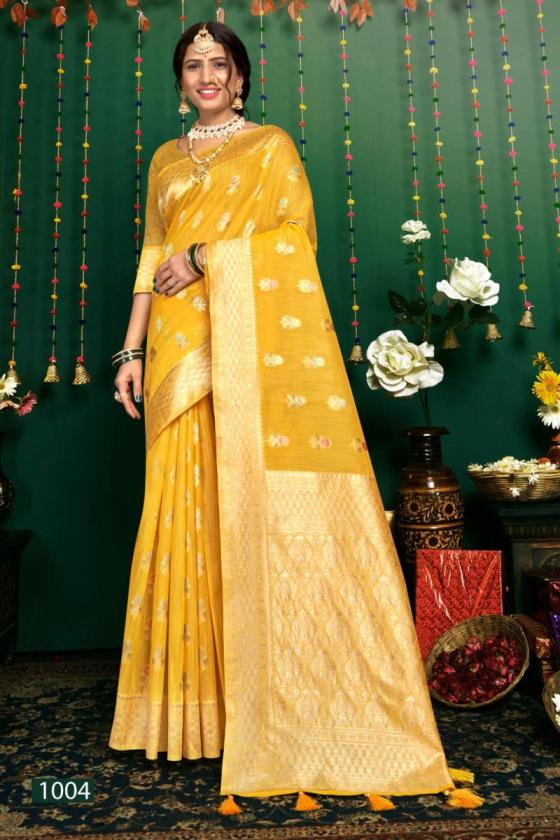 SAROJ-SAREE-HULCHUL-LINEN-VOL-1HEAVY-PURE-SLUB-LINEN-FABRIC-WITH-FANCY-MEENA-DESIGN-SAREE-CATALOGUE-3