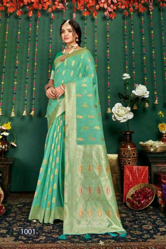 SAROJ-SAREE-HULCHUL-LINEN-VOL-3-HEAVY-PURE-SLUB-LINEN-FABRIC-WITH-FANCY-MEENA-DESIGN-SAREE-CATALOGUE-2