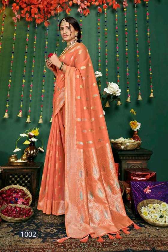 SAROJ-SAREE-HULCHUL-LINEN-VOL-3-HEAVY-PURE-SLUB-LINEN-FABRIC-WITH-FANCY-MEENA-DESIGN-SAREE-CATALOGUE-3