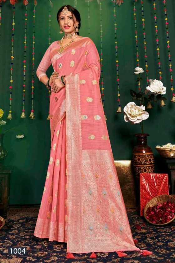 SAROJ-SAREE-HULCHUL-LINEN-VOL-4-HEAVY-PURE-SLUB-LINEN-FABRIC-WITH-FANCY-MEENA-DESIGN-SAREE-CATALOGUE-5