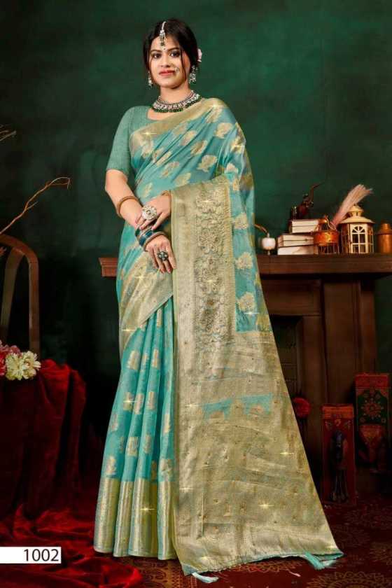 SAROJ-SAREES-SHREYA-SAROSKI-VOL-2-SOFT-ORGANZA-SAREE-IN-MATCHING-WITH-HEAVY-SWAROSKI-CATALOGUE-4