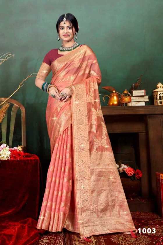 SAROJ-SAREES-SHREYA-SAROSKI-VOL-4-SOFT-ORGANZA-SAREE-IN-MATCHING-WITH-HEAVY-SWAROSKI-CATALOGUE-4