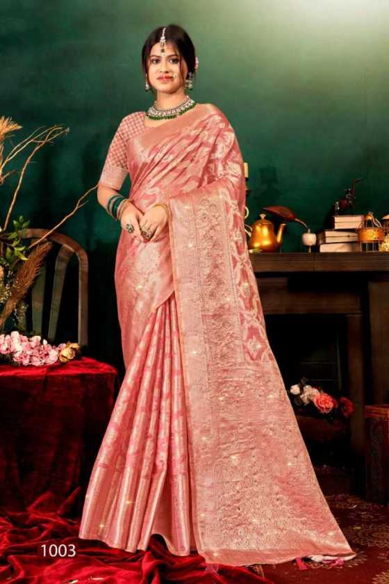 SAROJ-SAREES-SHREYA-SAROSKI-VOL-7-SOFT-ORGANZA-SAREE-IN-MATCHING-WITH-HEAVY-SWAROSKI-CATALOGUE-4