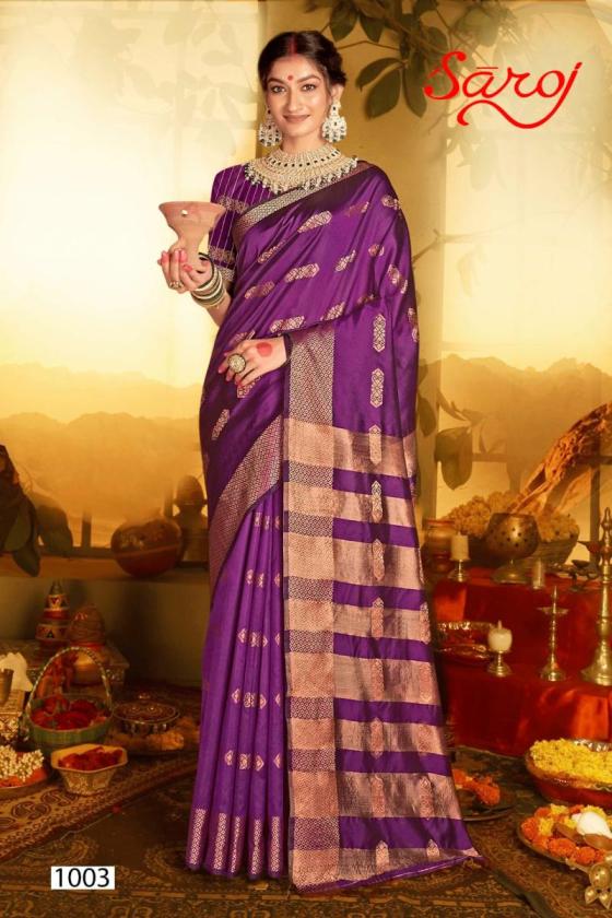 SAROJ-TEXTILES-GANGOTRI-1-SOFT-SILK-WITH-WEAVING-BUTTA-SAREE-CATALOGUE-2