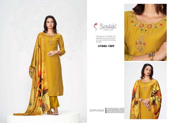 SARVADA-JIYARA-ROMANSILK-AND-FANCY-HAND-WORK-WITH-COTTON-INNER-AWOSOME-KURTI-PANT-CHINON-WITH-DIGITAL-PRINT-DUPATTA-CATALOGUE-7