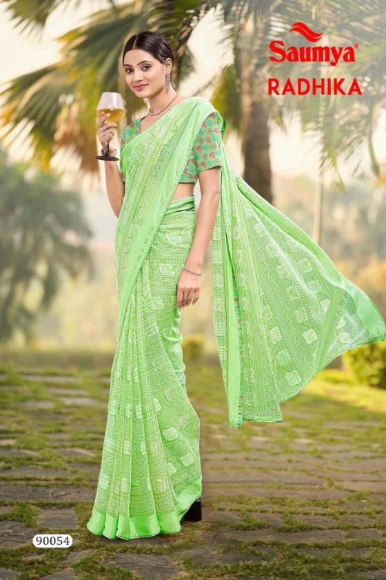 SAUMYA-RADHIKA-GEORGTTE-BOORDER-FLOWER-BUTTA-FANCY-DIGITAL-SATIN-PIPING-AND-DIGITAL-SATIN-BLOUSE-SAREE-CATALOGUE-1