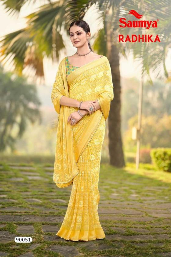 SAUMYA-RADHIKA-GEORGTTE-BOORDER-FLOWER-BUTTA-FANCY-DIGITAL-SATIN-PIPING-AND-DIGITAL-SATIN-BLOUSE-SAREE-CATALOGUE-4