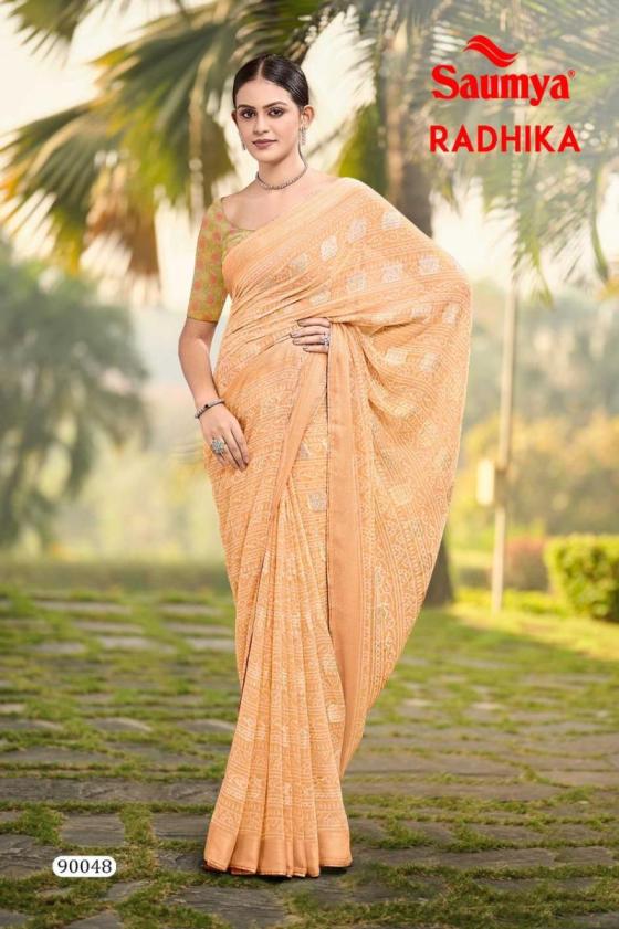 SAUMYA-RADHIKA-GEORGTTE-BOORDER-FLOWER-BUTTA-FANCY-DIGITAL-SATIN-PIPING-AND-DIGITAL-SATIN-BLOUSE-SAREE-CATALOGUE-7