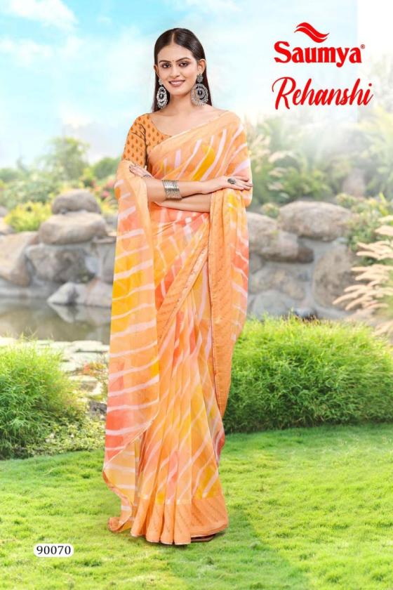 SAUMYA-REHANSHI-GEORGETTE-CANDY-BORDER-SHIBHORI-WITH-LARIYA-PRINT-AND-DIGITAL-PIPING-EXTREMELY-WELL-PROCESSED-BEST-COLOUR-SAREE-CATALOGUE-2