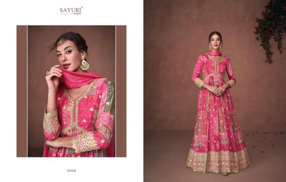 SAYURI-DESIGNER-NOORIAT-FREE-SIZE-STITCHED-PURE-ORGANZA-SILK-TOP-WITH-NAZMEEN-DUPATTA-GOWN-CATALOGUE-8