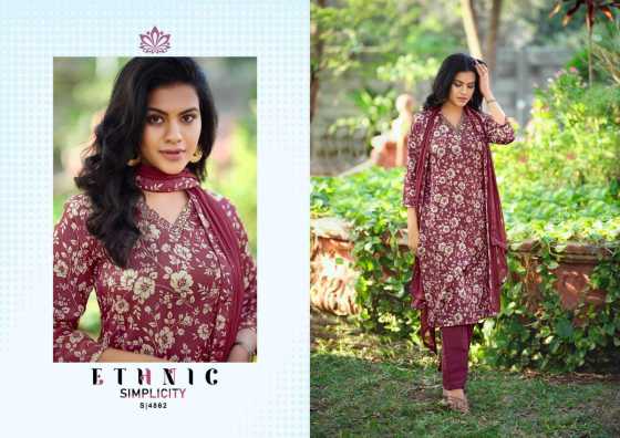 SBS-SAREEKA-JAM-SAATAN-KURTI-PANT-DUPATTA-CATALOGUE-4