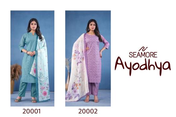 SEAMORE-AYODHYA-CHIFFLIE-CHANDERI-WITH-LINNEN-PRINTED-DUPATTA-WITH-CHIFFLI-EMBROIDERY-DRESS-MATRIAL-CATALOGUE-ROID-1