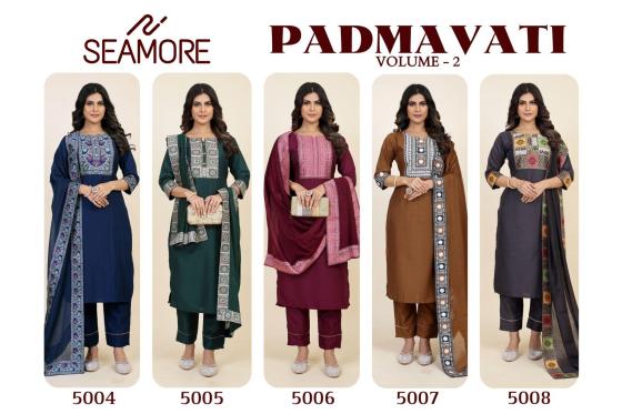 SEAMORE-PADMAVATI-VOL2-CHINNON-SILK-PRINTED-KURTA-PANT-WITH-DUPATTA-CATLOG-26