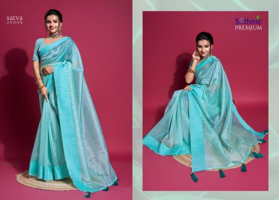 SETHNIC-SATVA-DENSE-WOVEN-ORGANZA-ALL-OVER-GOLDAN-ZARI-BEAUTIFUL-TESSELS-ON-THE-PALLU-2