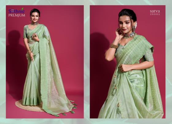 SETHNIC-SATVA-DENSE-WOVEN-ORGANZA-ALL-OVER-GOLDAN-ZARI-BEAUTIFUL-TESSELS-ON-THE-PALLU-3