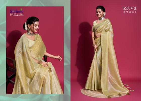 SETHNIC-SATVA-DENSE-WOVEN-ORGANZA-ALL-OVER-GOLDAN-ZARI-BEAUTIFUL-TESSELS-ON-THE-PALLU-7