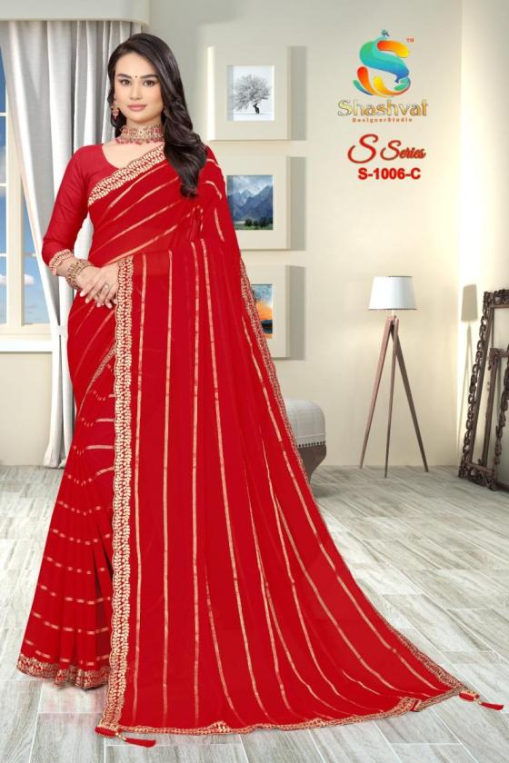 SHASVAT-1006-COLOURS-CHIFFON-WEAVING-BEAUTIFUL-SAREE-CATALOGUE-4