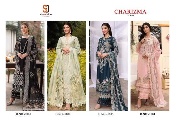 SHRADDHA-DESIGNER-CHARIZMA-VOL-1-PURE-COTTON-EMBROIDERED-CHIKAN-WORK-SLAWAR-KAMEEZ-DRESS-MATERIAL-CATALOGUE-1