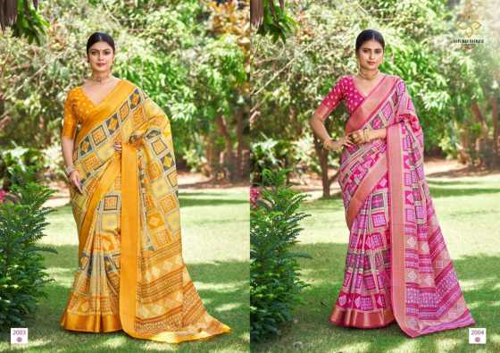 SHUBH-SHREE-CREATION-KAVI-3X3-KALMKARI-SILK-BEAUTIFUL-SAREE-CATALOGUE-2