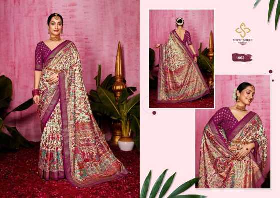 SHUBH-SHREE-CREATION-SAMRPAN-P-P-WELVET-TUSSER-SILK-WITH-HEAVY-FOIL-BEAUTIFUL-SAREE-COLLECTION-4