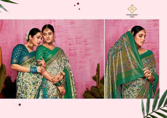 SHUBH-SHREE-CREATION-SAMRPAN-P-P-WELVET-TUSSER-SILK-WITH-HEAVY-FOIL-BEAUTIFUL-SAREE-COLLECTION-8