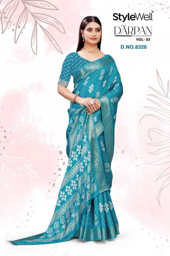 STYEWELL-DARPAN-VOL3-DOLA-SELF-JACQAURD-PRINT-6-PCS-BEAUTIFUL-SAREE-CATALOGUE-2