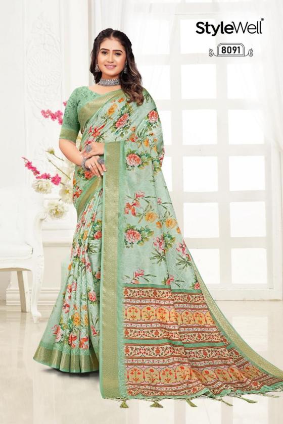 STYLEWELL-APARNA-DIGITAL-PRINT-ON-FANCY-SELF-JACQUARD-SILK-SAREE-CATALOGUE-4