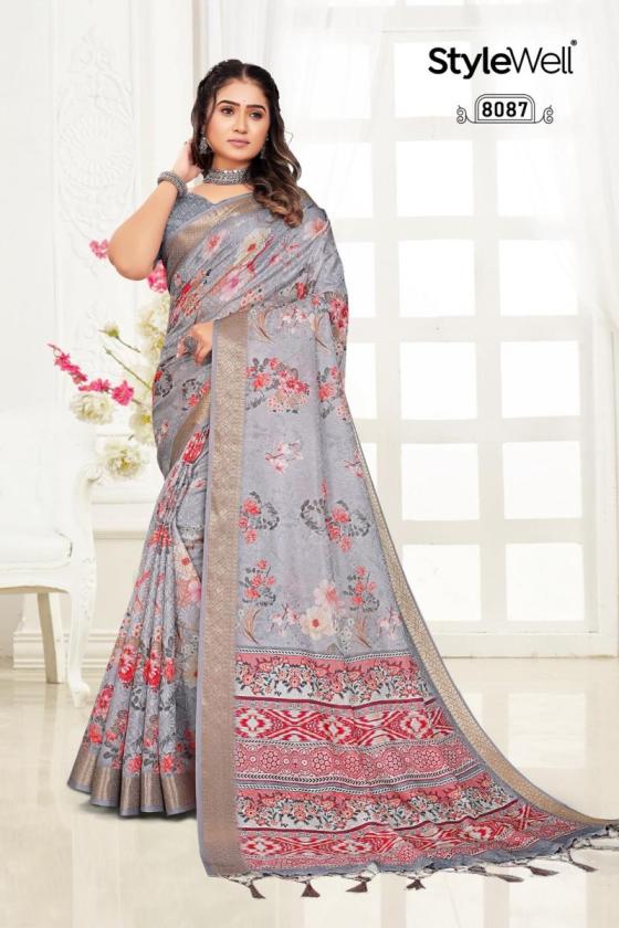 STYLEWELL-APARNA-DIGITAL-PRINT-ON-FANCY-SELF-JACQUARD-SILK-SAREE-CATALOGUE-8