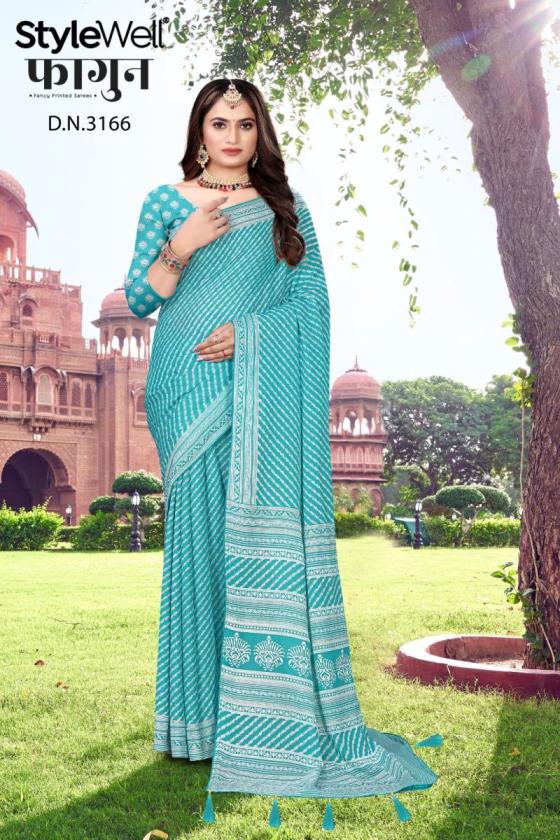 STYLEWELL-FAAGUN-DULL-MOSS-CHIFFON-PRINT-8-PCS-BEAUTIFUL-SAREE-CATALOGUE-7