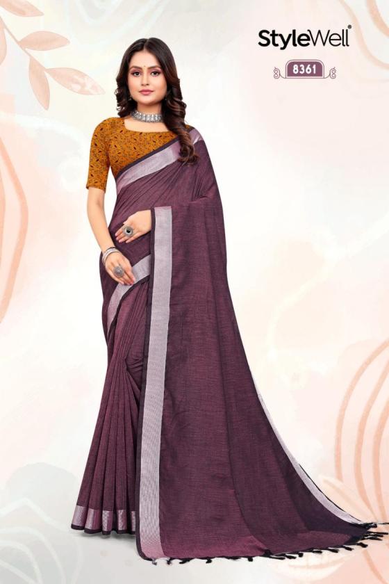 STYLEWELL-KOMAL-LINAN-COTTON-WITH-FANCY-FABRICS-AND-EMB-WORK-BEAUTIFUL-SAREE-CATALOGUE-10