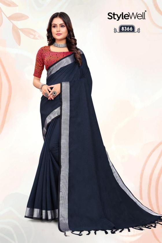 STYLEWELL-KOMAL-LINAN-COTTON-WITH-FANCY-FABRICS-AND-EMB-WORK-BEAUTIFUL-SAREE-CATALOGUE-5