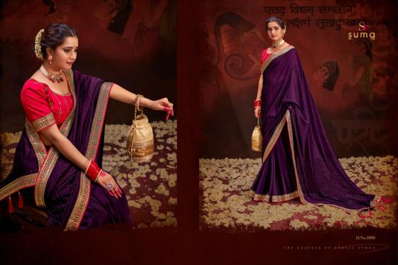 SUMA-DESIGNER-AAYUSHI-SERIES-4001-TO-4009-HEAVY-VICHITRA-BLOOMING-WITH-SWAROVSKI-WORK-SEQUENCE-UNIQUE-BORDER-SAREE-CATLOG-10