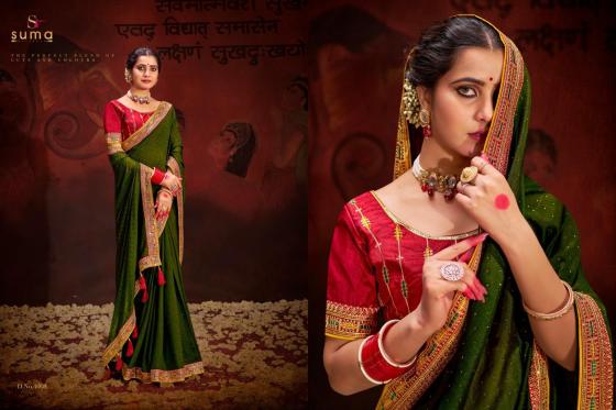 SUMA-DESIGNER-AAYUSHI-SERIES-4001-TO-4009-HEAVY-VICHITRA-BLOOMING-WITH-SWAROVSKI-WORK-SEQUENCE-UNIQUE-BORDER-SAREE-CATLOG-9