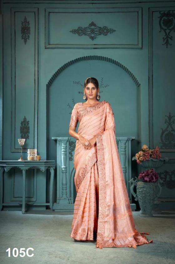 SUMITRA-D.NO-105A-TO-105F-DAYED-HEAVY-COTTON-LINING-WITH-CODING-SEQUINS-WORK-WITH-HEAVY-BLOUSE-SAREE-CATALOGUE-22