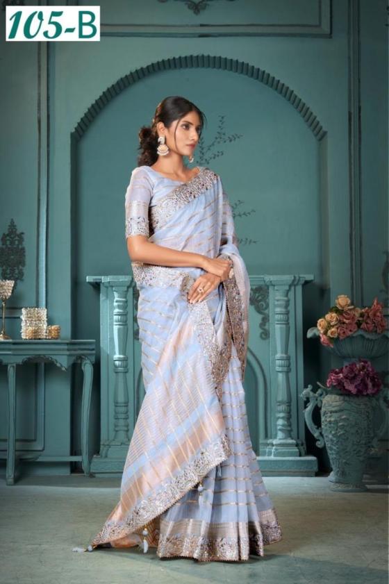 SUMITRA-D.NO-105A-TO-105F-DAYED-HEAVY-COTTON-LINING-WITH-CODING-SEQUINS-WORK-WITH-HEAVY-BLOUSE-SAREE-CATALOGUE-28