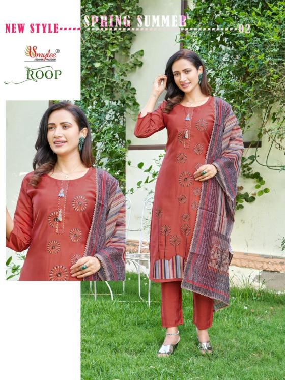 SWYLEE-RUNG-ROOP-HEAVY-ROMAN-SILK-WITH-INNER-EMBROIDERY-WORK-WITH-DIITAL-EMBROIDERY-KURTI-PANT-DUPATTA-CATALOGUE-5