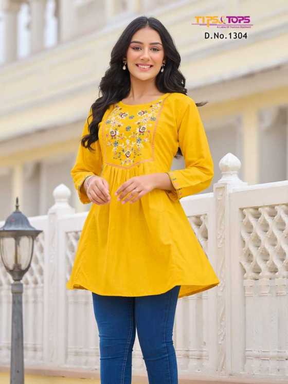 TIPS-TOPS-BUBBY-VOL-13-HEAVY-REYON-SLUB-16KG-FANCY-WESTERN-SHORTY-WITH-EXTRAORDINARY-PATTERS-SHORT-KURTI-CATALUGUE-6