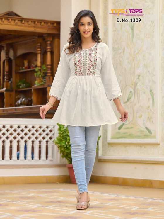 TIPS-TOPS-BUBBY-VOL-13-HEAVY-REYON-SLUB-16KG-FANCY-WESTERN-SHORTY-WITH-EXTRAORDINARY-PATTERS-SHORT-KURTI-CATALUGUE-9