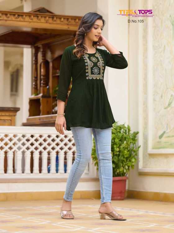 TIPS-TOPS-GLAMOUR-HEAVY-GEORGTTE-WITH-ASTAR-EMBROIDERY-FANCY-WESTURN-SHORTY-KURTI-TOPS-CATALOGUE-3