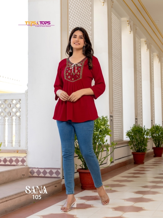 TIPS-TOPS-SANA-VOL-3-REYON-WRINKLE-HEAVY-EMBROIDERY-BEAUTIFUL-FANCY-KURTI-CATALOGUE-4