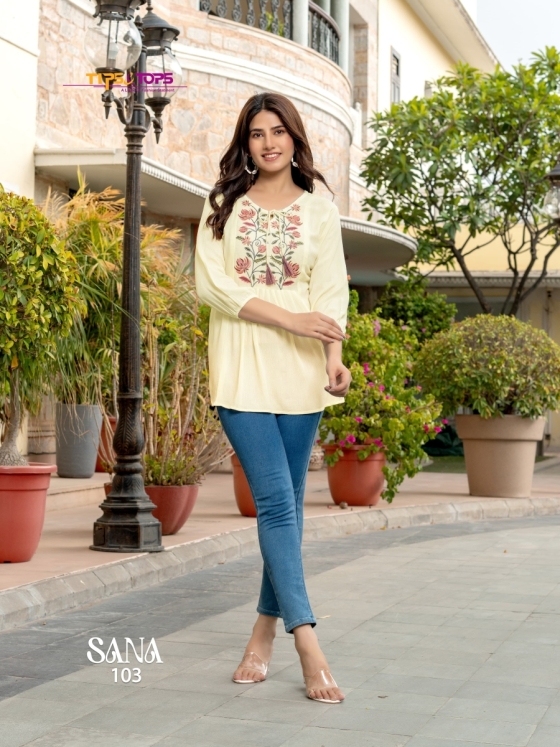 TIPS-TOPS-SANA-VOL-3-REYON-WRINKLE-HEAVY-EMBROIDERY-BEAUTIFUL-FANCY-KURTI-CATALOGUE-6