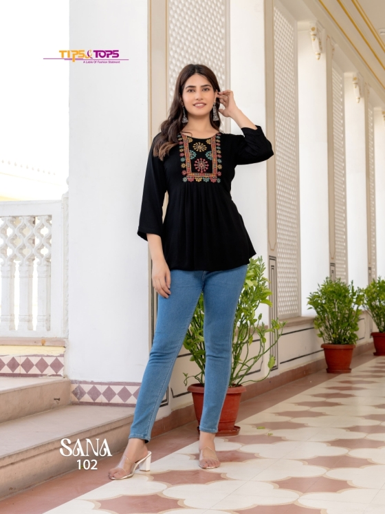 TIPS-TOPS-SANA-VOL-3-REYON-WRINKLE-HEAVY-EMBROIDERY-BEAUTIFUL-FANCY-KURTI-CATALOGUE-7