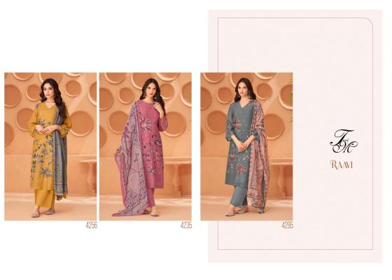 TM-RAAVI-VISCOSE-ORGANZA-LINEN-DIGITAL-PRINT-WITH-HAND-WORK-AND-PURE-COTTON-AND-PURE-MUSLIN-DUPATTA-AND-BOTTOM-DRESS-MATERIAL-CATALOGUE-6