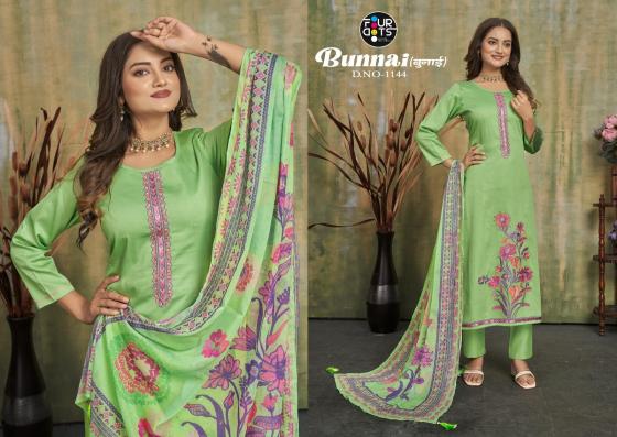 TRIPLE-A-BUNNAI-PURE-JAM-COTTON-WITH-HEAVY-WORK-AND-PURE-COTTON-BOTTOM-AND-PURE-CHIFFON-PRINT-DUPATTA-DRESS-MATERIAL-CATALOGUE-2