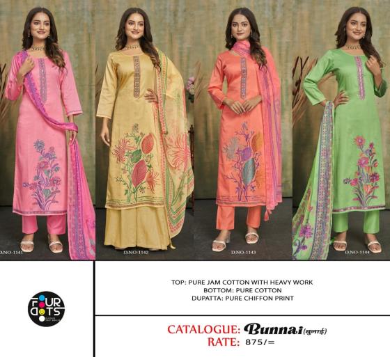 TRIPLE-A-BUNNAI-PURE-JAM-COTTON-WITH-HEAVY-WORK-AND-PURE-COTTON-BOTTOM-AND-PURE-CHIFFON-PRINT-DUPATTA-DRESS-MATERIAL-CATALOGUE-5