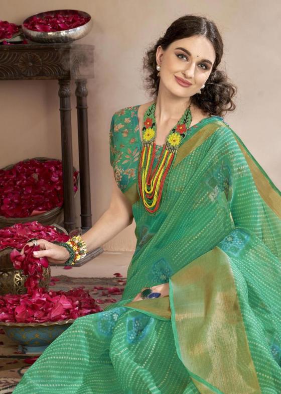 TRIVENI-COLLECTION-ONICA-8-PCS-ORGANZA-SAREES-CATALOGUE-15