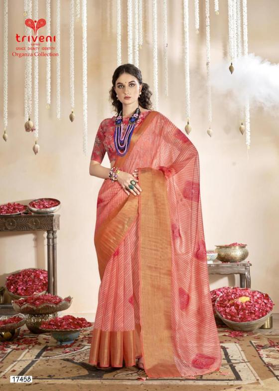 TRIVENI-COLLECTION-ONICA-8-PCS-ORGANZA-SAREES-CATALOGUE-9